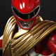 Red Ranger, ready for action.